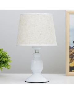 Настольная лампа «Лоретта» Е27 40 Вт белый 17.5×17.5×29 см Risalux