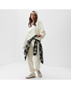 Костюм женский (толстовка, брюки), размер 48-50, молочный Mist