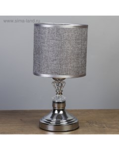 Лампа настольная «Венера» 1×40 Вт Е27 220 В серебро 15×15×30 см Risalux