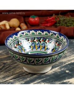 Коса Риштанская Керамика, 500 мл, d=15 см, керамика, микс Шафран