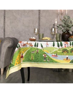 Набор кухонный «. Тоскана», скатерть 110×150 см, салфетки 40×40 см-4 шт., 100% хлопок Этель