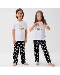 Пижама детская (футболка и брюки) Gussi, размер 28 (86-92 см) Kaftan