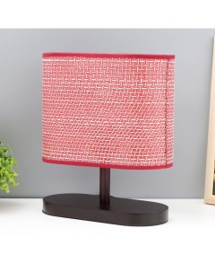 Настольная лампа «Лара» Е27 40 Вт бордовый 25×10×30 см Risalux