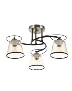 Люстра «Каэль» 3хЕ27 40 Вт черно-бронзовый 44×44×17.5 см Bayerlux