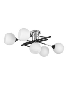 Люстра «Индис» 5хЕ27 40 Вт черно-хромовый 60×60×28 см Bayerlux