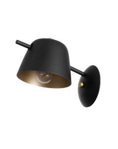 Бра «Фирс» Е27 40 Вт черно-золотой 15×28×22 см Bayerlux