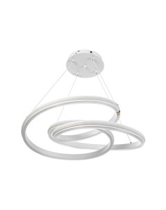 Светильник с ПДУ «Роули» LED 190 Вт 3000-6000К белый 56×56×13-110 см Bayerlux