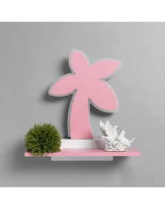 Бра «Пальма» LED 18 Вт розовый 35×25×8 см Bayerlux