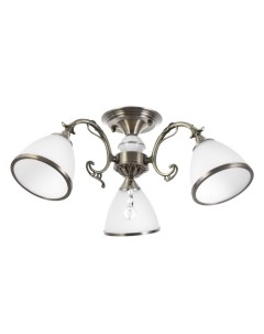 Люстра «Диего», 3xE27, 40 Вт, бронза, 50×50×28 см Bayerlux