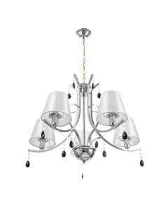 Люстра «Джорди», 5хЕ27, 40 Вт, хром, 70×70×55-75 см Bayerlux