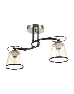 Люстра «Каэль» 2хЕ27 40 Вт черно-бронзовый 40×28 см Bayerlux