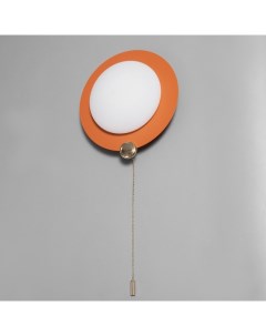 Бра «Планета» LED 3000К-6000К оранжевый 23.5×23.5×12 см Bayerlux