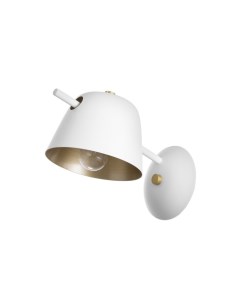 Бра «Фирс» Е27 40 Вт бело-золотой 15×28×22 см Bayerlux