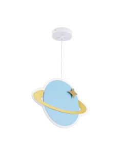 Светильник подвесной «Планета» LED 24 Вт голубой 30×5×60 см Bayerlux