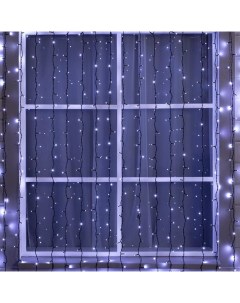 Гирлянда «Занавес» 2×3 м, IP44, УМС, тёмная нить, 760 SMD-LED, свечение белое, 220 В Luazon lighting