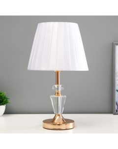 Настольная лампа «Лесия» Е14 40 Вт золото 22×22×40 см Risalux