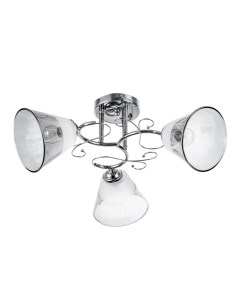 Люстра «Идрис» 3хЕ27 40 Вт хром 48×48×26 см Bayerlux