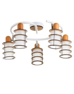 Люстра «Тайон» 5хЕ14 40 Вт белый 56×56×16 см Bayerlux