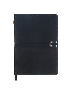 Ежедневник датированный 2025, A5, 168 листов, .Saltos, мягкая обложка из искусственной кожи, перфорация, ляссе, кремовый блок 70 г/м2, синий Devente