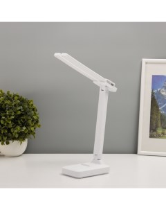 Светильник настольный с подставкой под телефон «Дуо» 8 Вт LED USB 2700-6500К белый Risalux