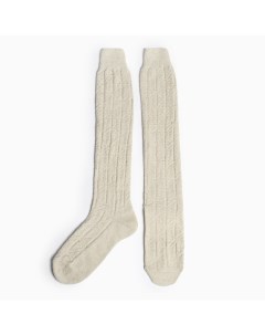 Гольфы женские шерстяные, белые, размер 25 Стильная шерсть