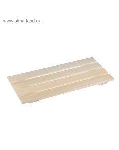 Сиденье - полка для ванны, 70×30 см, деревянное, «» Добропаровъ