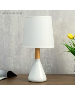 Лампа настольная 320613/1 E14 40 Вт белый 16×16×35 см Risalux