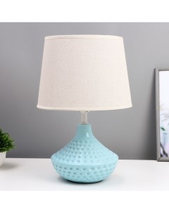 Настольная лампа «Мира» Е27 40 Вт голубой 25×25×37 см Risalux