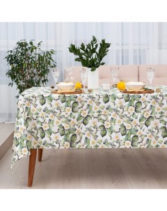 Скатерть «» Camellia, 149×180 см, хлопок 100%, саржа 190 г/м² Этель