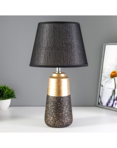Настольная лампа «Вирсавия» Е14 40 Вт черно-золотой 22×22×39 см Risalux