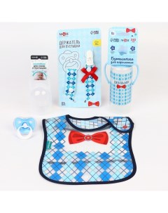 Набор для кормления М&В «Джентльмен» от 0 мес., 5 предметов Mum&baby