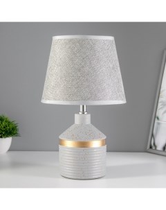 Настольная лампа «Аквилина» Е14 40 Вт серо-золотой 20×20×33 см Risalux