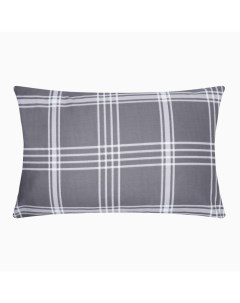 Наволочка Square gray, 50×70 см, сатин, хлопок 100% Lovelife