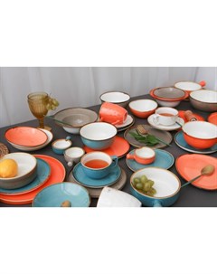 Блюдо для подачи «Церера», 20×18 см, фарфор, коричневое Magistro