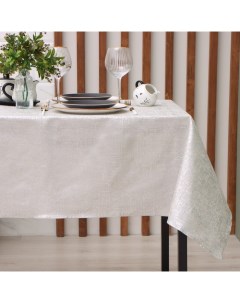 Скатерть «», серебро, 100×140±5 см, 100% п/э, 180 г/м² Этель