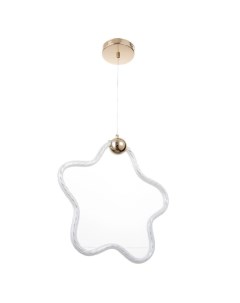 Светильник «Звезда» LED 37 Вт золото 39×6×40-150 см Bayerlux