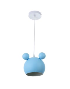 Светильник «Барни» Е27 40 Вт голубой 20×20×20-120 см Bayerlux