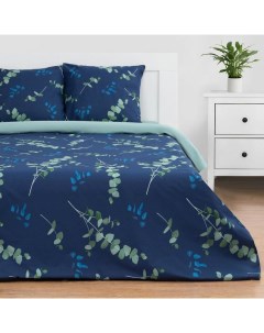 Постельное бельё 2-спальное «. Эвкалипт (вид 2)», поплин Этель
