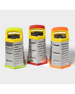 Тёрка шестигранная «Деревушка», 20×10 см, МИКС Доляна