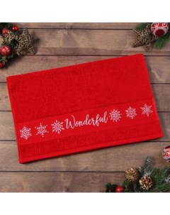 Полотенце махровое Wonderful, 50×90 см, 100% хлопок, 360 г/м² Этель