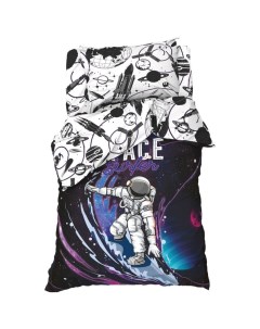 Постельное бельё 1.5-спальное «» Space surfer, бязь Этель