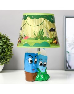 Настольная лампа с абажуром «Лягушка», Е14, 15 Вт, 20×20×31 см Risalux