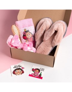 Набор подарочный «Просто богиня» полотенце и аксессуары Этель