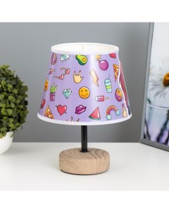 Настольная лампа с абажуром «Девушка», Е14, 15 Вт, 20×20×27 см Risalux