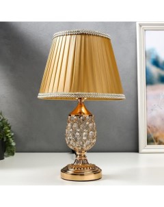 Лампа настольная 16433/1GD Е27 40 Вт золото 25×25×41 см Risalux