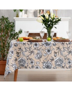Скатерть «» Blooming garden, 144×220 см, 100% хлопок, 164 г/м² Доляна