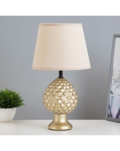 Настольная лампа «Мухамера» Е27 40 Вт золото 19×19×37 см Risalux