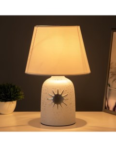 Настольная лампа «Мирель» Е14 40 Вт белый 22.5×22.5×34 см Risalux