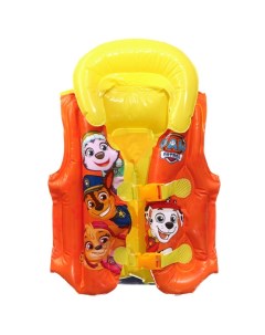 Жилет для плавания детский «Щенячий патруль», надувной, желтый Paw patrol