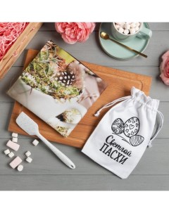 Набор подарочный «Светлой пасхи»: полотенце 40×73 см, лопатка Этель